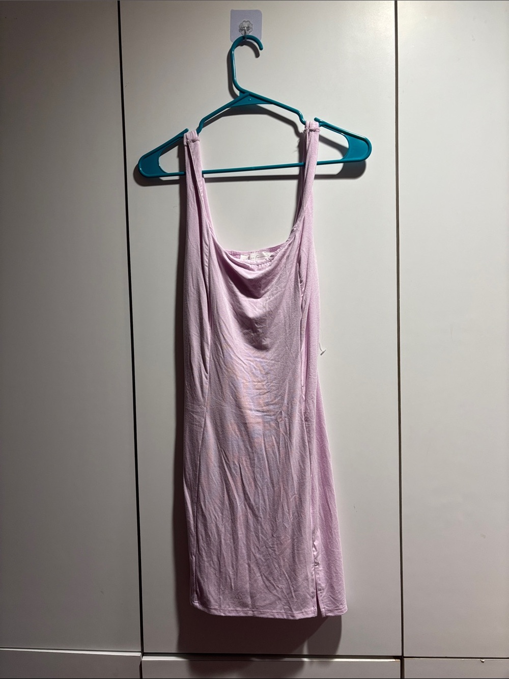 All‎ in Favor Pastel Pink Tank Top Dress